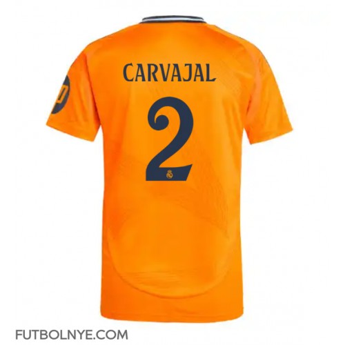 Camiseta Real Madrid Daniel Carvajal #2 Visitante Equipación 2024-25 manga corta